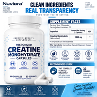 Capsules de créatine monohydrate micronisée en vrac, directement de l'usine OEM, pour hommes et femmes, 60 unités, favorise les performances et la récupération*HALAL
