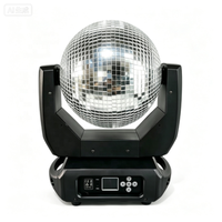 STSLITE-120W Projecteur à tête mobile DMX rotatif à 360° pour boule disco °   Effet de scintillement dispersé pour DJ, bar, événement, scène