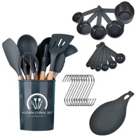 Nouvel ensemble d'ustensiles de cuisine en silicone antiadhésif : spatule et louche à soupe – Outils de cuisine