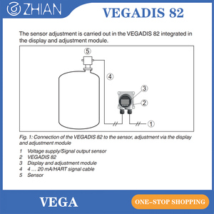 VEGADIS 82 <b>External</b> Display and Operation Module 4-20 MA/HART Measured Value Display and Operation VEGADIS 82 - Product Image 6