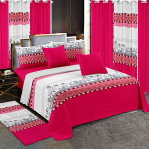 <span class=keywords><strong>Set</strong></span> di <span class=keywords><strong>Lenzuola</strong></span> Stampate in Vendita, 13 Pezzi, Molto Richiesto negli Stati Uniti e in Haiti Adatto per le camere da letto delle famiglie. Viene fornito con tende. - Product Image 5