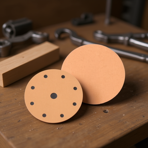 Discos de Lijado de Fibra Ttake, Grano 80, con Respaldo de Velcro, para Lijar Madera y Metal - Product Image 3