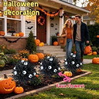 Halloween Künstliche Blumen Feiertagsdekoration Heim & Outdoor Partydekoration Weihnachtsbäume Künstliche Deko für Zuhause
