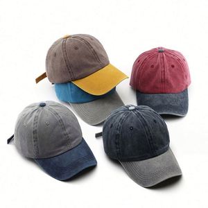 Gorra de Béisbol de Perfil Bajo, Teñida con Pigmentos, Dos Tonos, 100% Algodón Lavado, Ajustable, Sin Estructura, para Hombre y Mujer, Tapa Kappe - Product Image 1
