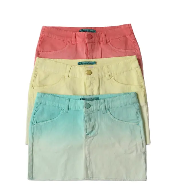 Stockpapa Wholesale Stock Cotton Sexy Demin Skirt Mini Short Women Skirts