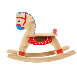 Chaise à <span class=keywords><strong>bascule</strong></span> en bois pour enfants, jouet pour bébé à partir de 2 à 7 ans - Product Image 1