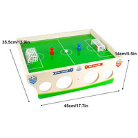 Jeu de Football Magnétique en Bois Jouet de Table Éducatif pour Enfants Garçons et Filles Parfait pour Apprentissage Préscolaire Compétition Amusante