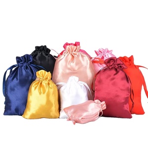 Bolsa de Satén con Cordón, Elegante Bolsa Guardapolvo para Joyería, Cosméticos, Regalos de Navidad y para la Temporada de Verano - Product Image 1