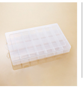 Transparent Storage Kit Plastic Container Box with 28 Compartments