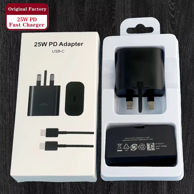 Usb-c Travel PD Cargador Adapter to Type C Super Fast Charging Wall Plug Chargeur Adaptor 25w Charger for Samsung Phone