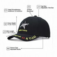 Gorra de Béisbol Táctica de 6 Paneles de Sarga de Algodón Duradera de Calidad Premium con Bordado Personalizado, Gorra de Papá, Gorra Deportiva, Gorra para el Sol, Gorra de Golf