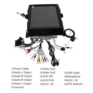 13 "đài phát thanh xe Android 13 cho Ford Ranger 2015-2023 Carplay <span class=keywords><strong>GPS</strong></span> Player Stereo đơn vị đứng đầu phụ kiện tự động thiết bị điện tử - Product Image 6