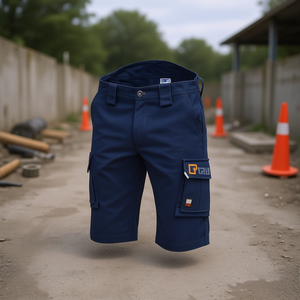 กางเกงขาสั้น Ttake รุ่น Regular Workwear สีดำ ไซส์ XS ดีไซน์กระเป๋าคาร์โก้ - Product Image 3
