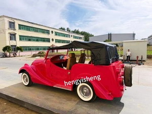Open Roof Electric Retro Classic Car Custom <b>Paint</b> Color Resort Sightseeing Oldtimer Cart for Family Use - Product Image 6