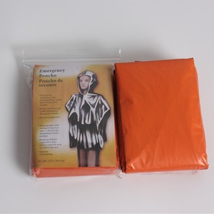 Emergency <b>Poncho</b> Reflective Film 50x80cm Outdoor Camping Rainwear Single Person Universal Use - Product Image 2