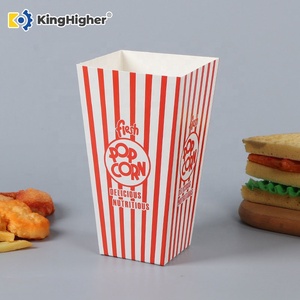 Boîtes à Popcorn Personnalisées – Emballages Jetables en Papier, Seau Carré pour Cinéma, Contenants Rétro Personnalisables - Product Image 4