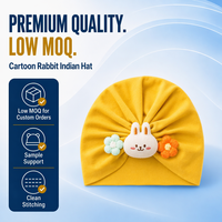 Turban Bébé Personnalisé avec Logo, Bandeau Lapin Personnalisé, Bonnet pour Nourrisson, Accessoires Cheveux Fille, Marque Privée OEM ODM Direct Usine