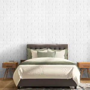 Amazon erstklassige 3d Ziegel Schaum Wanda uf kleber dekorative Peel and Stick Schaum Tapete Wand paneele für Schlafzimmer