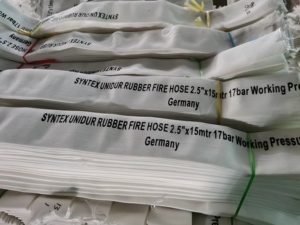 Red/Green 2.5 <strong>Inch</strong> 25m 30m NBR Duraline White PVC/TPU <strong>Rubber</strong> Lay-Flat Discharge - Product Image 5