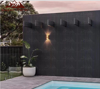 Panneau de caillebotis WPC ignifugé de classe A Wayon résistant aux UV pour système de revêtement de façade/balcon