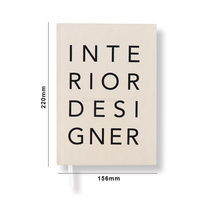 Carnet de notes personnalisé avec couverture en tissu de lin A5, journal d'affirmations, impression de logo personnalisée A4