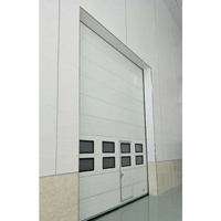 Porte de garage télécommandée porte de garage automatique vente panneaux en alliage d'aluminium portes de garage aériennes