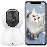 Caméra intérieure câblée Antela 1080P avec capteur CMOS 2MP, audio bidirectionnel, Wi-Fi, pour la sécurité domestique et la surveillance des animaux de compagnie