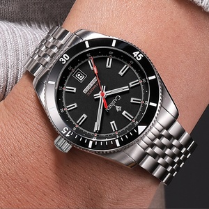 CADISEN – montre-bracelet mécanique pour hommes, avec lunette en céramique japonaise NH35A, cristal saphir, étanche 10 bars, automatique, nouvelle collection - Product Image 3
