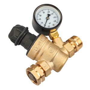 Régulateur <span class=keywords><strong>de</strong></span> <span class=keywords><strong>pression</strong></span> <span class=keywords><strong>d</strong></span>'<span class=keywords><strong>eau</strong></span> pour camping-car avec manomètre, régulateur <span class=keywords><strong>de</strong></span> <span class=keywords><strong>pression</strong></span> <span class=keywords><strong>d</strong></span>'<span class=keywords><strong>eau</strong></span> réglable en laiton sans plomb pour camping-car, caravane, remorque - Product Image 2