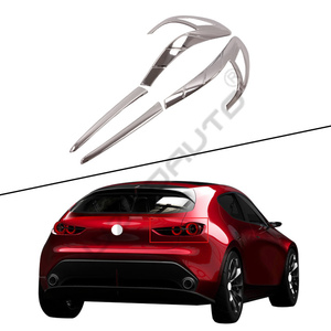 Kit carrosserie WZXD, kit extérieur complet chromé, accessoires, cadre de poignée, cadre de lampe, 2020 pour 3 Axela Hatchback - Product Image 5