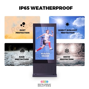 Affichage numérique sur pied pour extérieur, écran tactile LCD de 43, 49, 55, 65 pouces, kiosque publicitaire numérique OA43F, écran publicitaire TV - Product Image 2