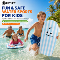 Bodyboard pour enfants à bords sécurisés, planche de surf haute flexibilité avec noyau en mousse EPS pour la plage, l'océan, les jeux aquatiques, les loisirs estivaux en plein air, vente en gros