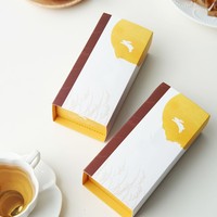 Boîte d'emballage en carton pliable avec logo imprimé personnalisé Macaron Donut Eclair Pain Snacks Biscuit Cookie