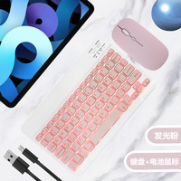 Penjualan terlaris desain populer Model baterai 2.4G Colorfu gigi biru nirkabel portabel Keyboard Laptop tahan lama dan Mouse Combo Set