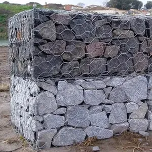 जस्ती 27mm gabion टोकरी नदी संरक्षण gabion पिंजरे कीमतों