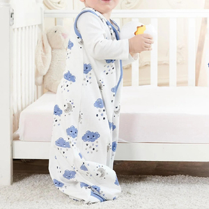 Organic Cotton Baby Sleep Sack 0.25 <strong>TOG</strong> 2-Way Zipper Blankets Custom Baby Sleeping Bags Sleeveless Baby Sleep Bag Infant Clothes - Product Image 3