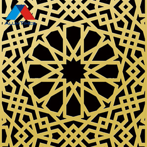 Pannello Decorativo in Alluminio Tagliato al Laser Stile Moderno Alumtimes, Schermo Impermeabile e Ignifugo per Recinzioni Esterne, Centri Commerciali, Ville e Hotel - Product Image 5