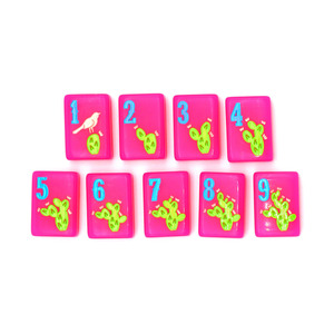Tessere di Mahjong di Lusso Rosa Brillante a Tema Texas, Stivali da Cowboy Americani in Acrilico Inciso UV per Intrattenimento e Giochi da Tavolo - Product Image 2