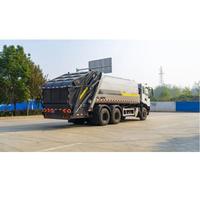 Camion à ordures compacteur 6x4 22 m³ avec système hydraulique à bras oscillant pour la collecte des déchets