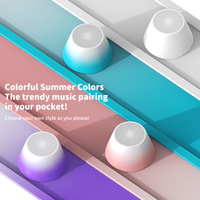 Haut-parleur magnétique sans fil portable de bureau mini tendance de nouvelle conception 2025, haut-parleur magnétique sans fil de couleur dégradée