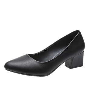 Nouvelles Chaussures Habillées Noires en Cuir à Talons Aiguilles Pointues pour Femmes, Idéales pour le Travail et Toutes Occasions - Product Image 5