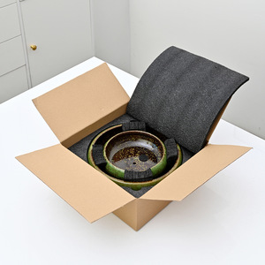 Pots en céramique créatifs et colorés à glaçure changeante avec plateau en bambou pour la décoration intérieure de bureau - Product Image 2