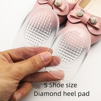 Coussinets de chaussures en gel de silicone auto-adhésifs, anti-usure, doux et de haute qualité, absorbant les chocs