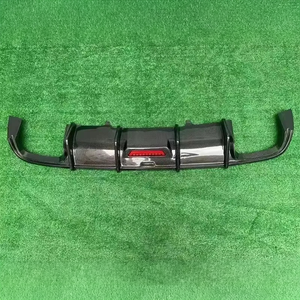 Nuevo Difusor Trasero de Fibra de Carbono Real de Alta Calidad con LED Atornillable para Audi A4 Sline B9.5 2020-2024, Spoiler para Parachoques - Product Image 2