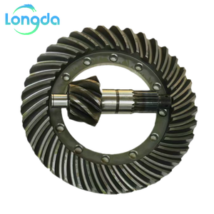 Yüksek Kaliteli Yeni Dökme Demir 8:37 Ön Havza Açılı Dişli Konik Dişli Çifti 1 Yıl Garantili Tekerlekli Yükleyici Parçaları - Product Image 1