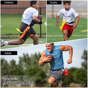 Kit de Fútbol Americano con Bandera Moderna, 2 Banderas por Cinturón, Set de Entrenamiento Deportivo al Aire Libre para Niños, Adolescentes y Adultos, Portátil, Perfecto para el Hogar Inteligente - Product Image 2