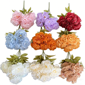 Fleurs <span class=keywords><strong>de</strong></span> <span class=keywords><strong>pivoine</strong></span> artificielles au toucher réel, <span class=keywords><strong>bouquet</strong></span> en soie nordique pour la décoration <span class=keywords><strong>de</strong></span> la maison <span class=keywords><strong>et</strong></span> des mariages, <span class=keywords><strong>pivoine</strong></span> <span class=keywords><strong>de</strong></span> simulation écologique <span class=keywords><strong>et</strong></span> durable - Product Image 1
