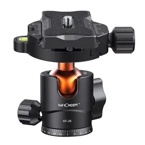 K&F Concept 1/4 inch screw metal tripod ball head adapter camera tripod ball head attachment ball-head camera mount