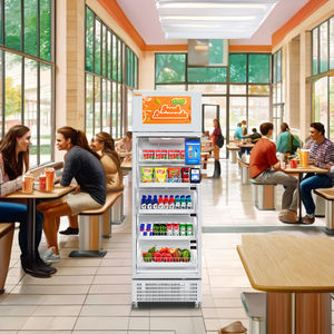 Distributeur de boissons froides personnalisable JoyFunplay, réfrigérateur intelligent, distributeur automatique de boissons pour centres commerciaux - Product Image 3