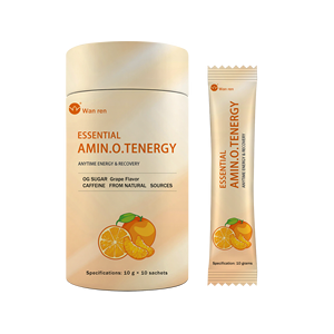 Polvo de <span class=keywords><strong>Amino</strong></span>ácidos de Naranja de Disolución Instantánea, Apoyo Inmunológico Muscular, Fórmula Vegana Sin Azúcar, Disponible para Marca Privada OEM - Product Image 1